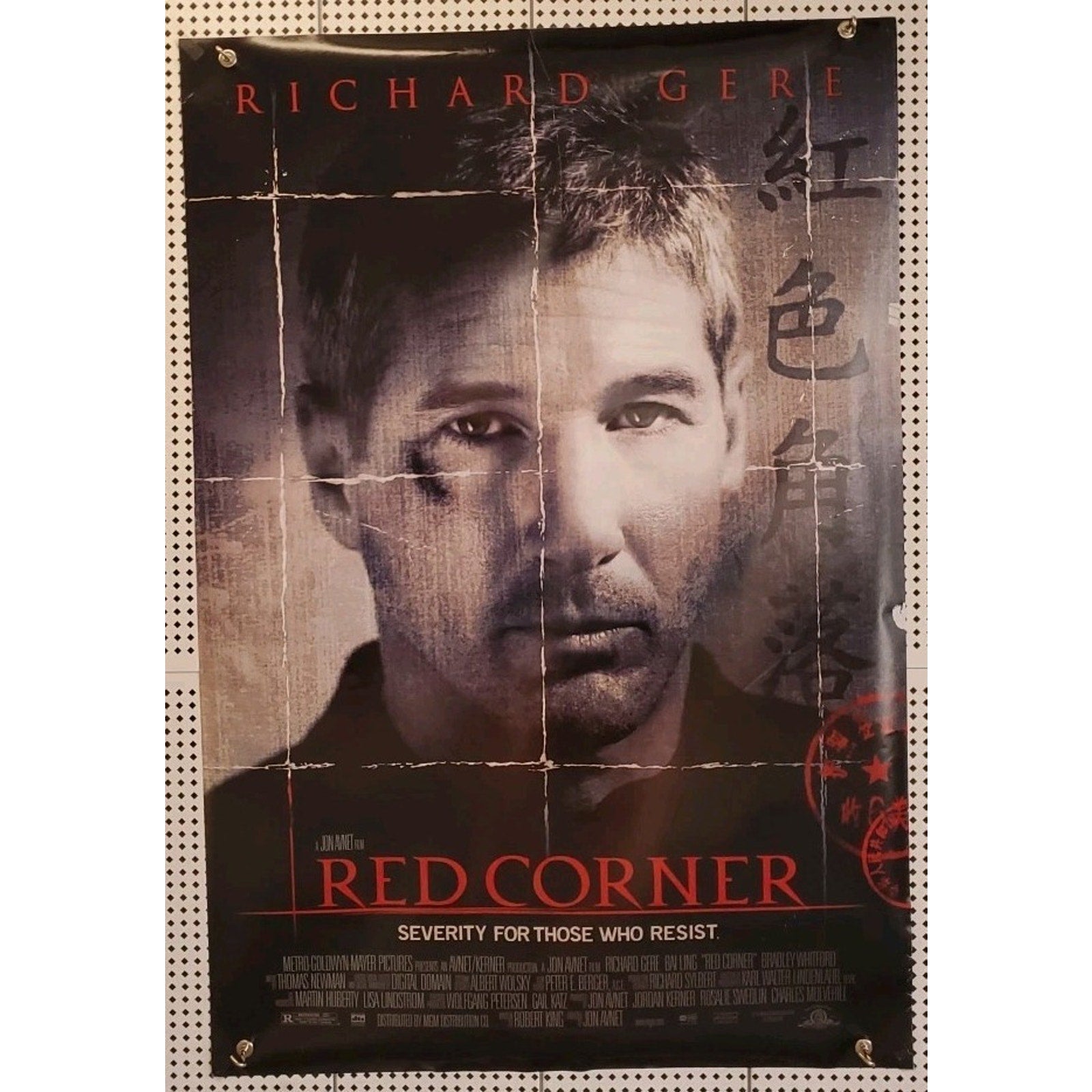 Red Corner (1997) Original Movie Poster - Rolled
