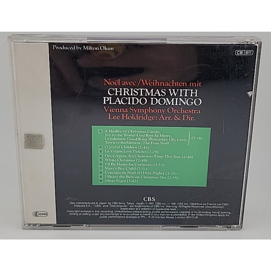 Christmas with Placido Domingo by Plácido Domingo (CD, 1981, CBS)