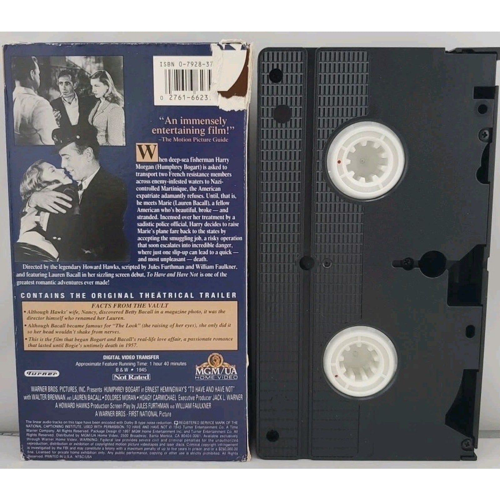 To Have and Have Not (VHS, 2001, Humphrey Bogart Collection)