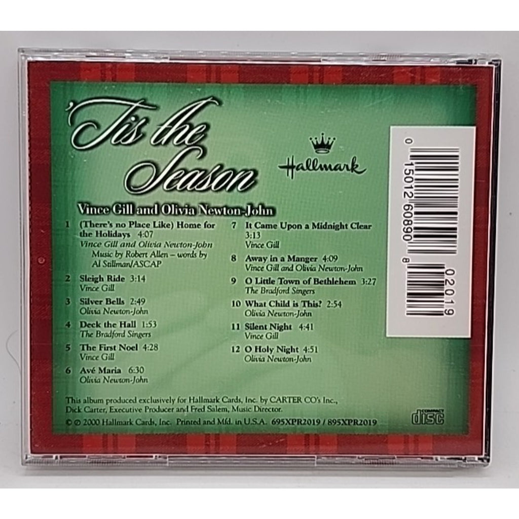 Hallmark - Tis The Season by Vince Gill and Olivia Newton-John (CD, 2000)