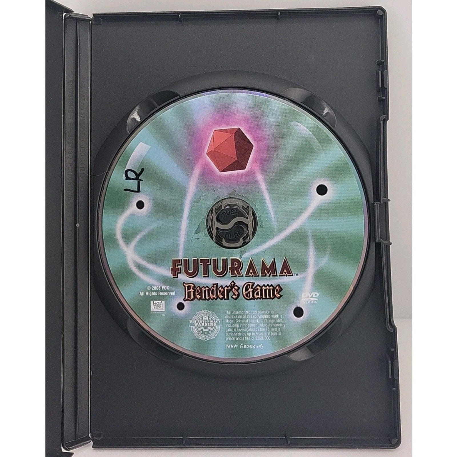 Futurama Bender's Game DVD *Missing Case Art*