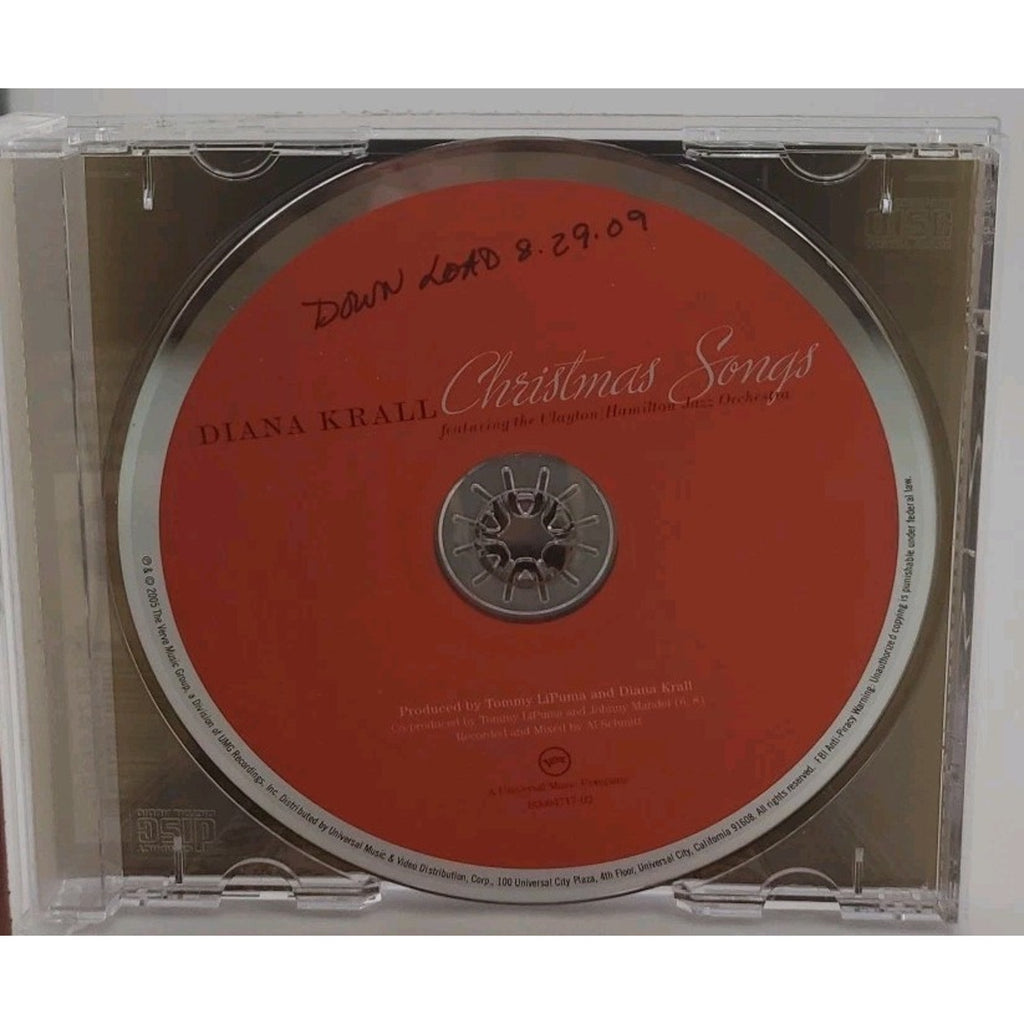 Christmas Songs by Krall, Diana / Clayton-Hamilton Jazz Orch (CD, 2005)