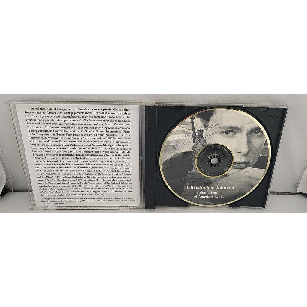 Christopher Johnson - Paints A Portrait Of American Noise CD Signed