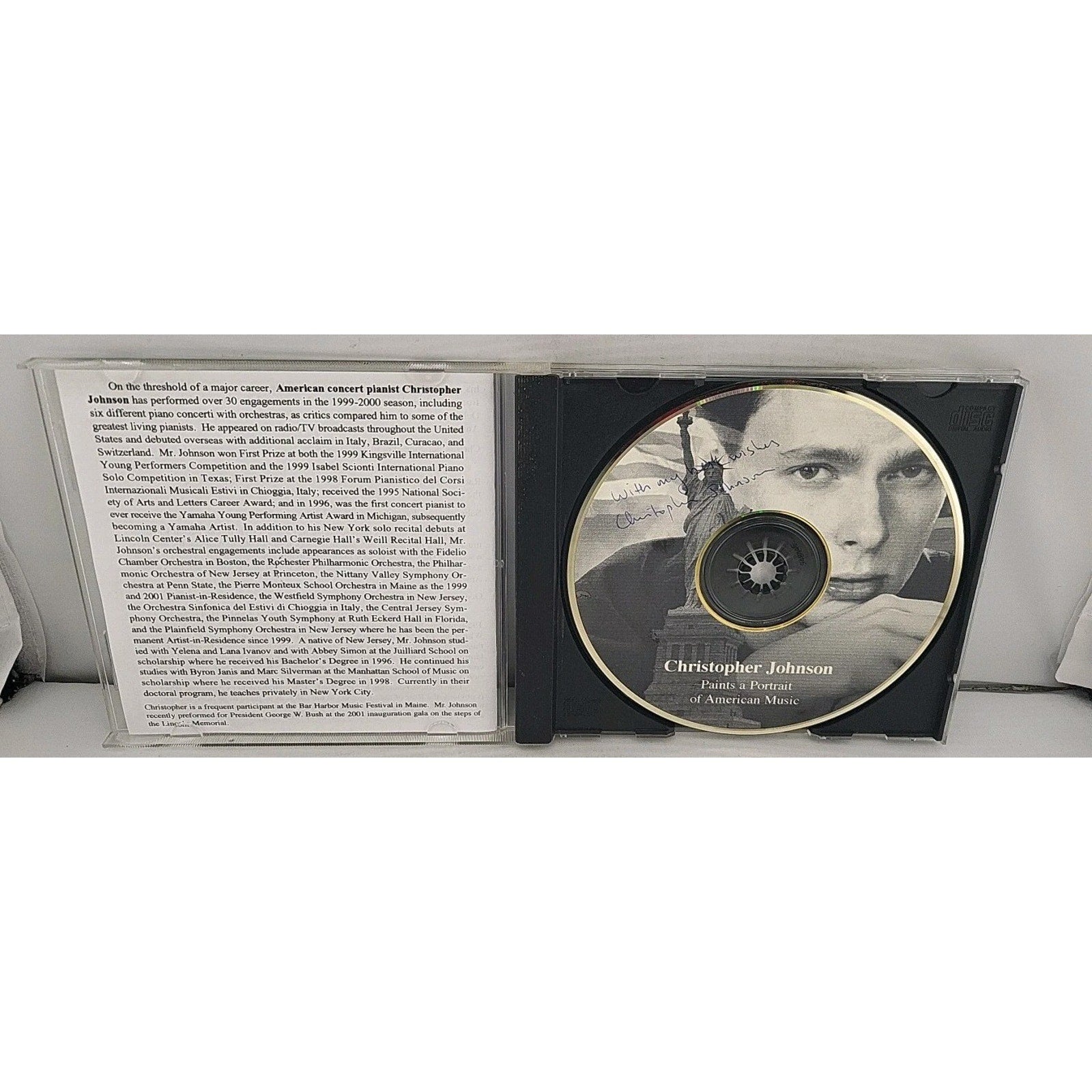 Christopher Johnson - Paints A Portrait Of American Noise CD Signed