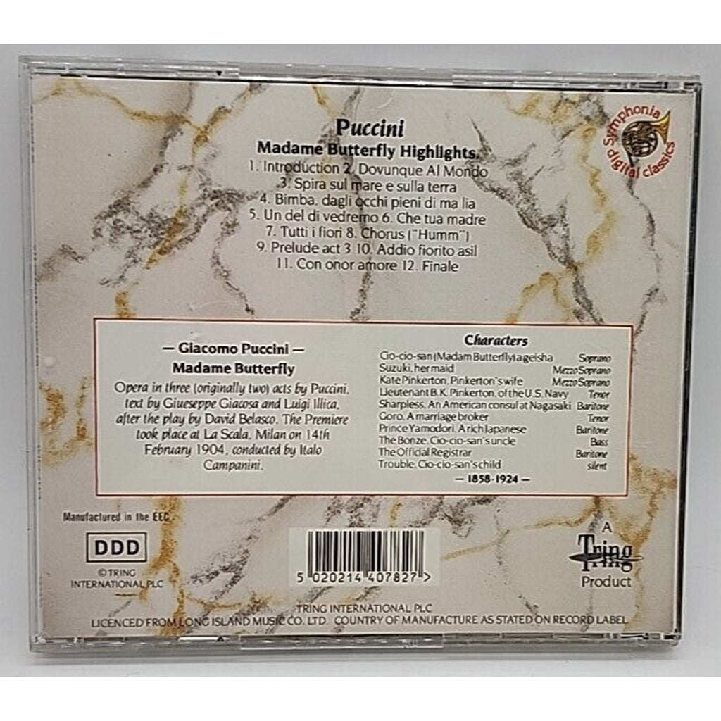 Puccini Puccini - Madame Butterfly Highlights - (CD)