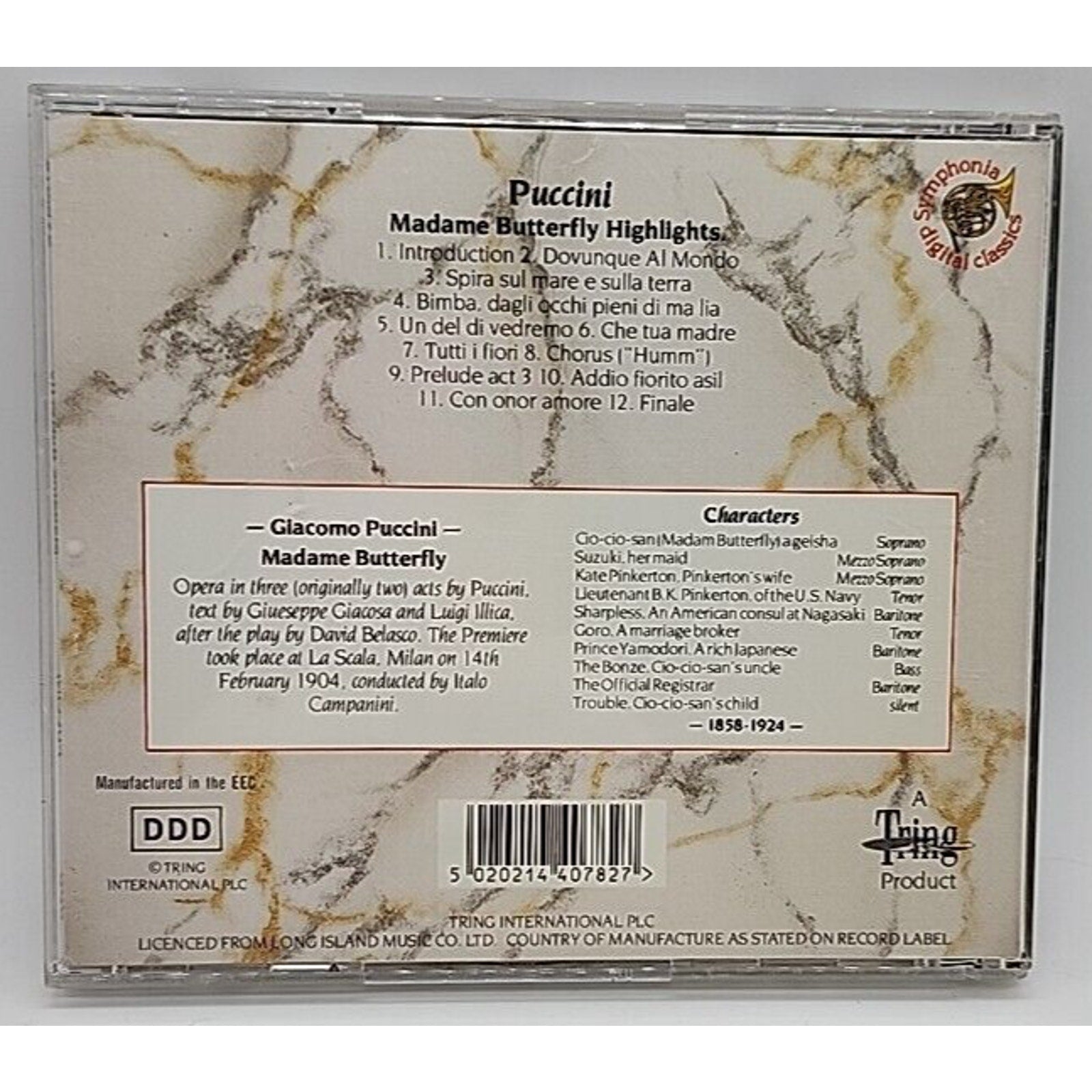 Puccini Puccini - Madame Butterfly Highlights - (CD)