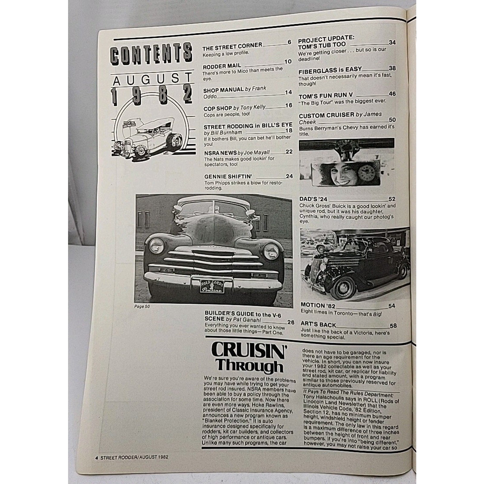 Street Rodder Magazine August 1982 Volume 11 No. 8