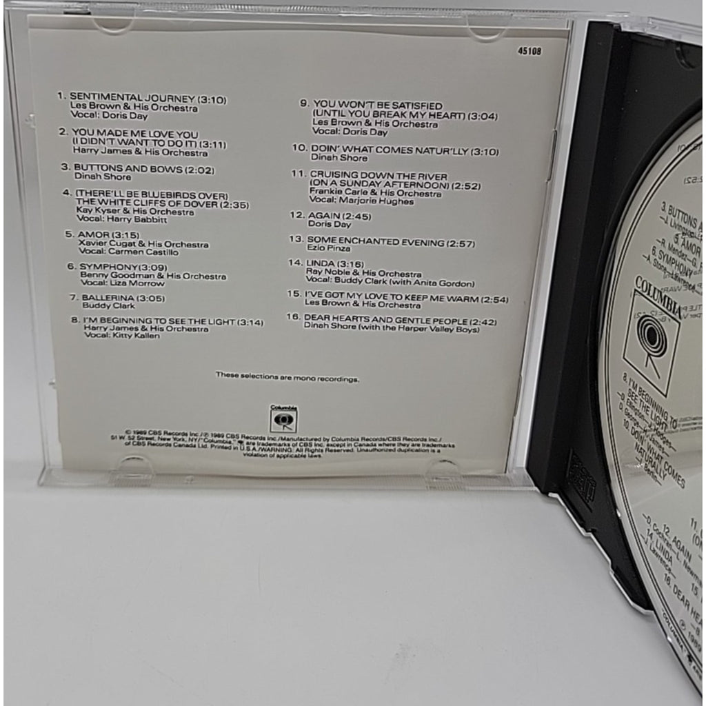Vol. 1-1940's 16 Most Requested Songs by Various (CD, 1989)