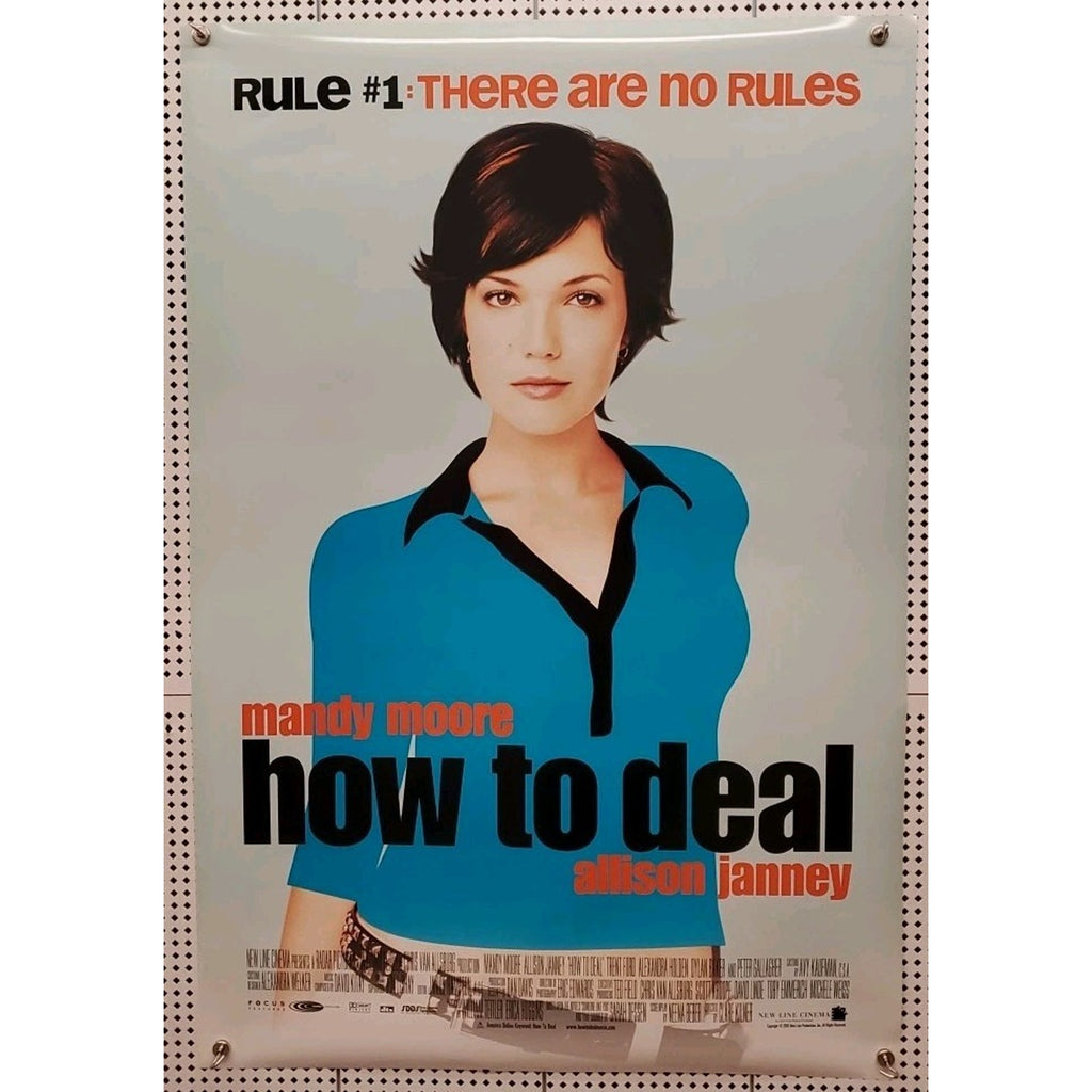How To Deal Movie Poster 2 Sided Original 27x40 Mandy Moore Allison Janney