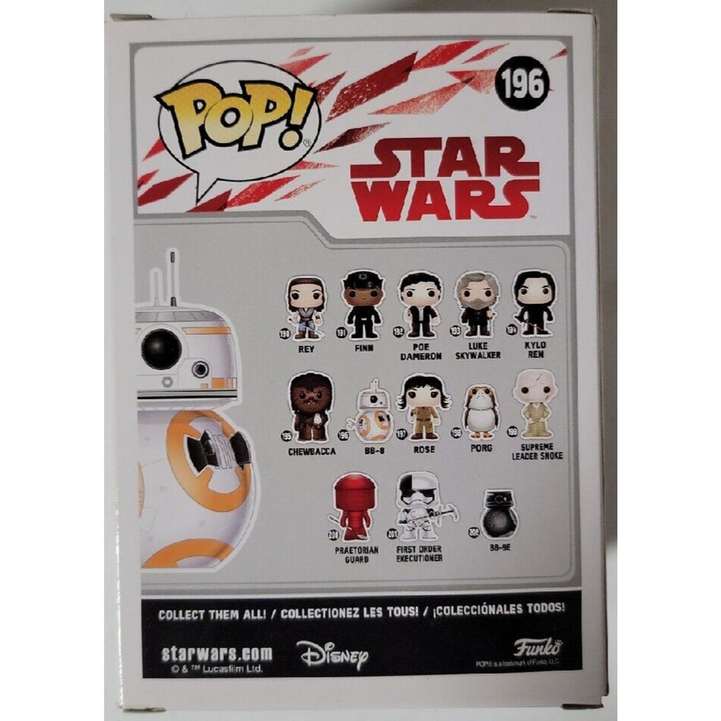 Funko Pop! BB-8 #196 Star Wars The Last Jedi 2017 Vinyl Figure
