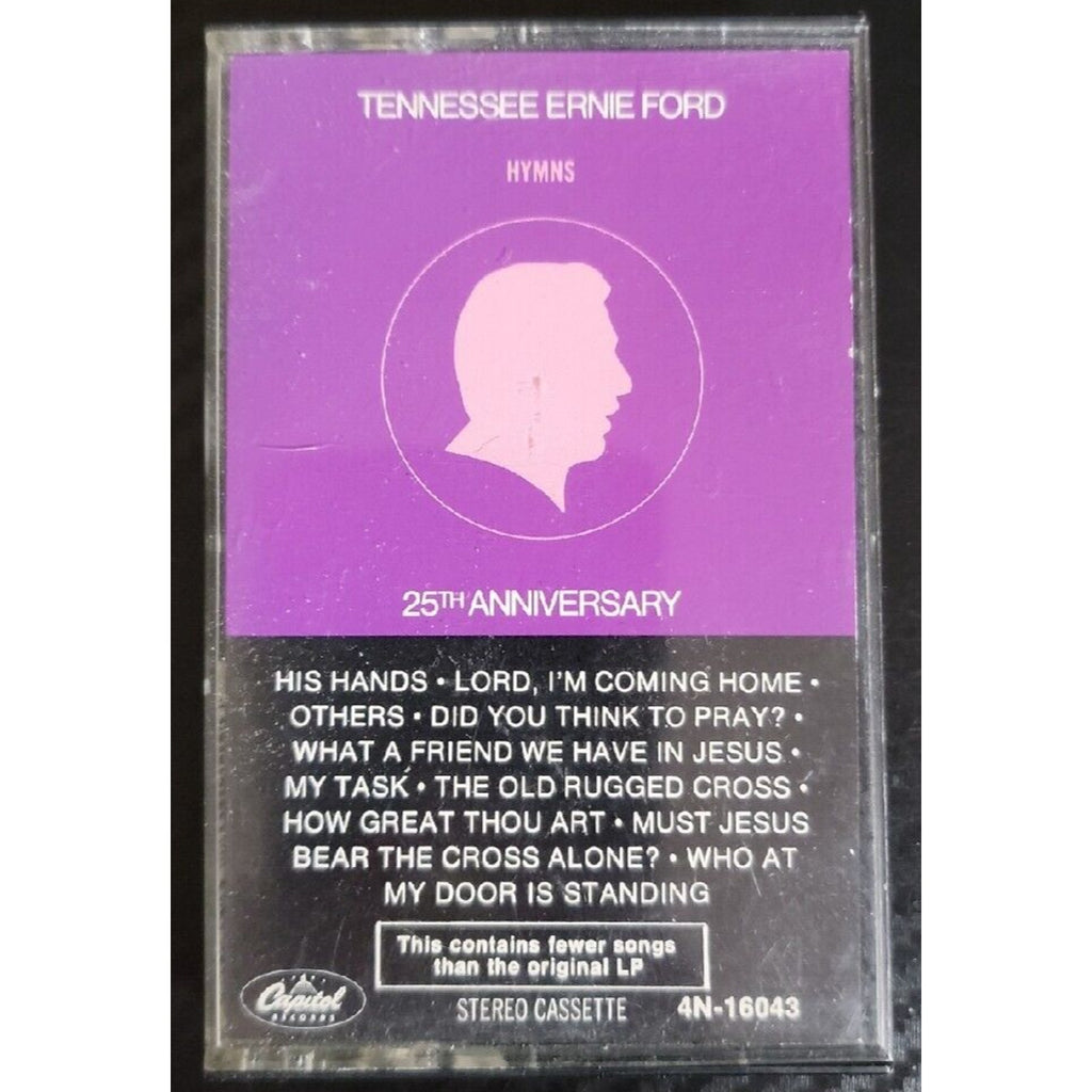 TENNESSEE ERNIE FORD "Hymns - 25th Anniversary" Cassette Capitol 4N-16043