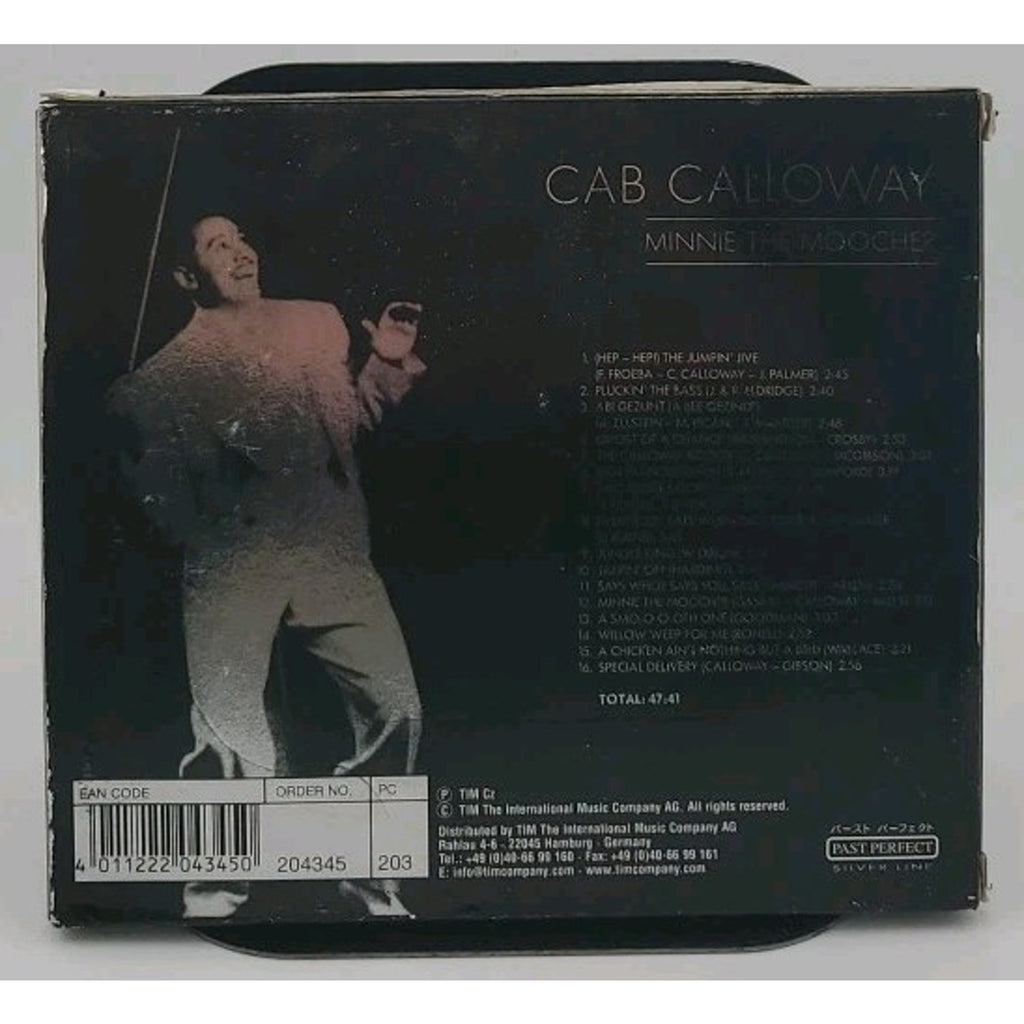 Minnie The Moocher by Cab Calloway (CD, Import, 2000, Past Perfect Silver Line)