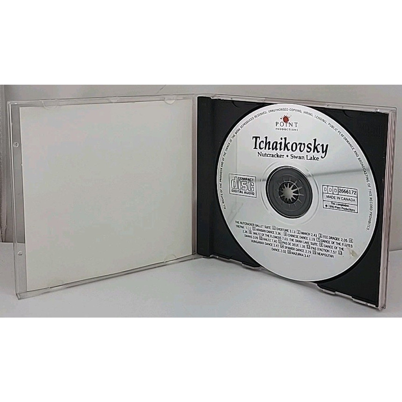 Tchaikovsky The Nutcracker Der Nussknacker Ballet Suite op. 71 Swan Lake CD