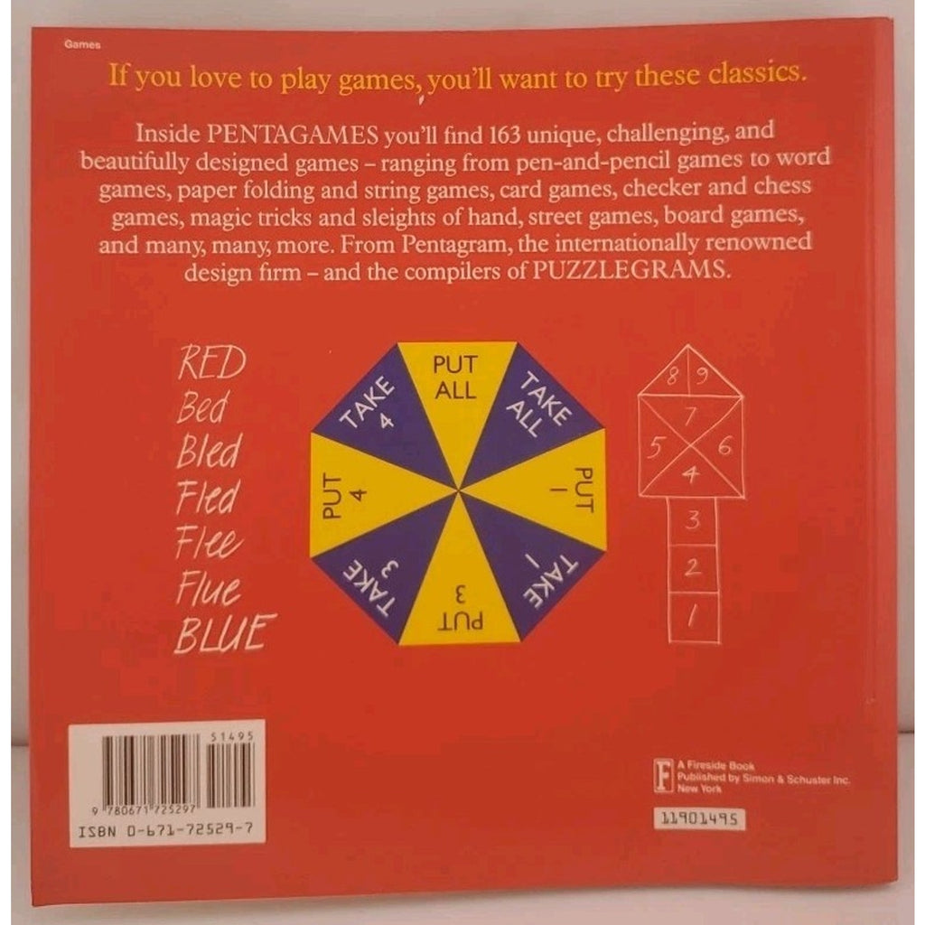 Pentagames by David Hillman (1990, Trade Paperback)