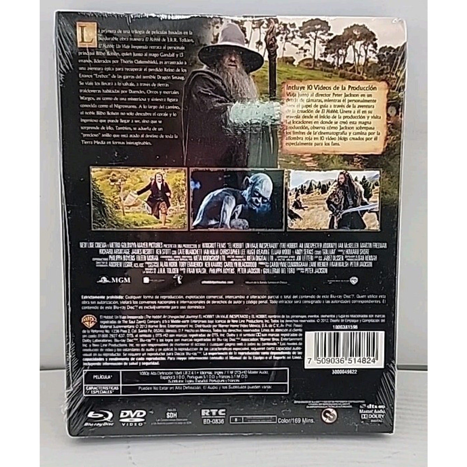 El Hobbit: Un Viaje Inesperado (The Hobbit: An Unexpected Journey) *Brand New*