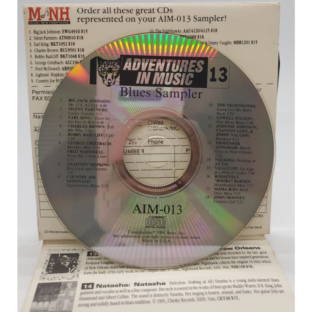 Adventures In Music Sampler Blues (CD)