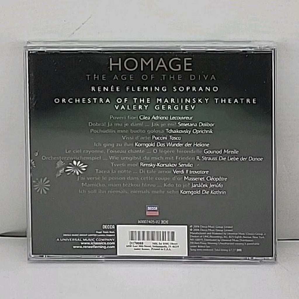 Homage: the Age of the Diva by Fleming, Renee / Gergiev / Kirov (CD, 2006)