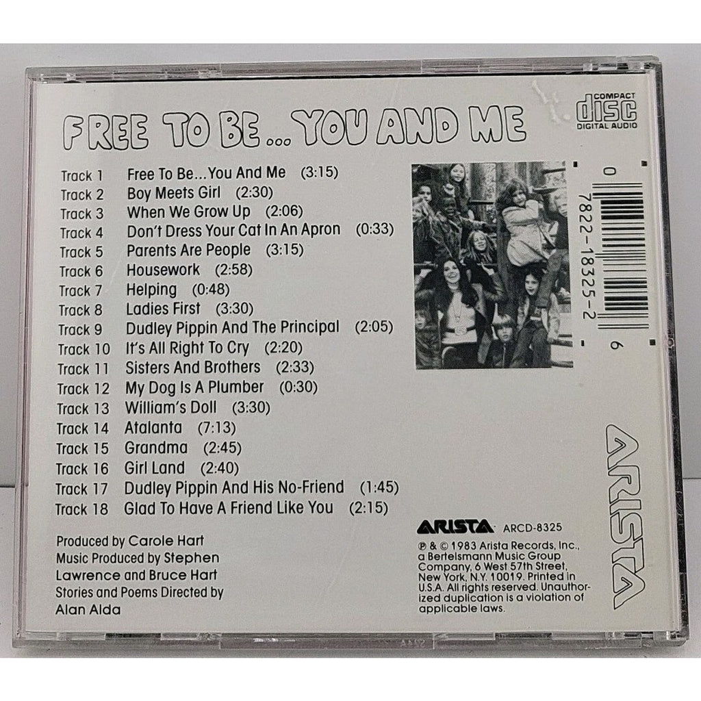 Free to Be You & Me by Marlo Thomas (CD, 1990)