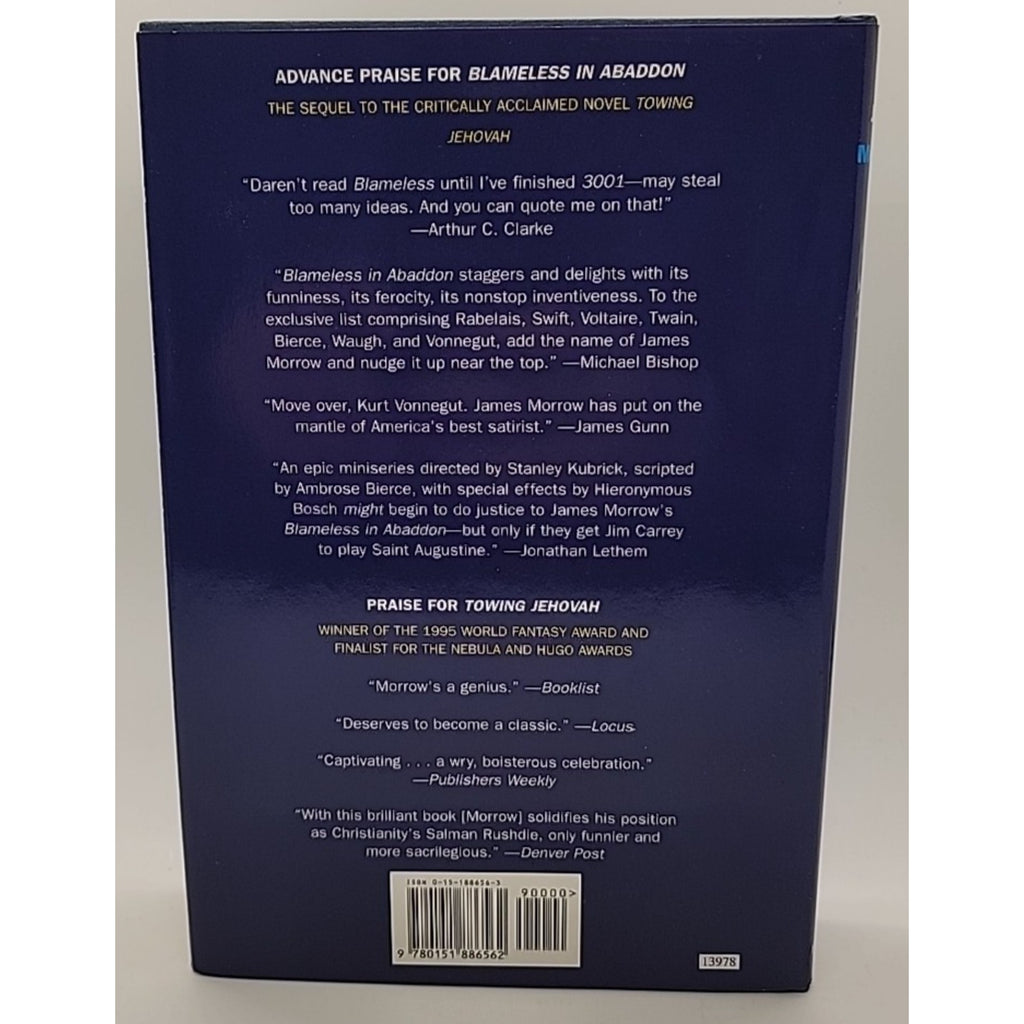 Blameless in Abaddon by James Morrow (1996, Hardcover)