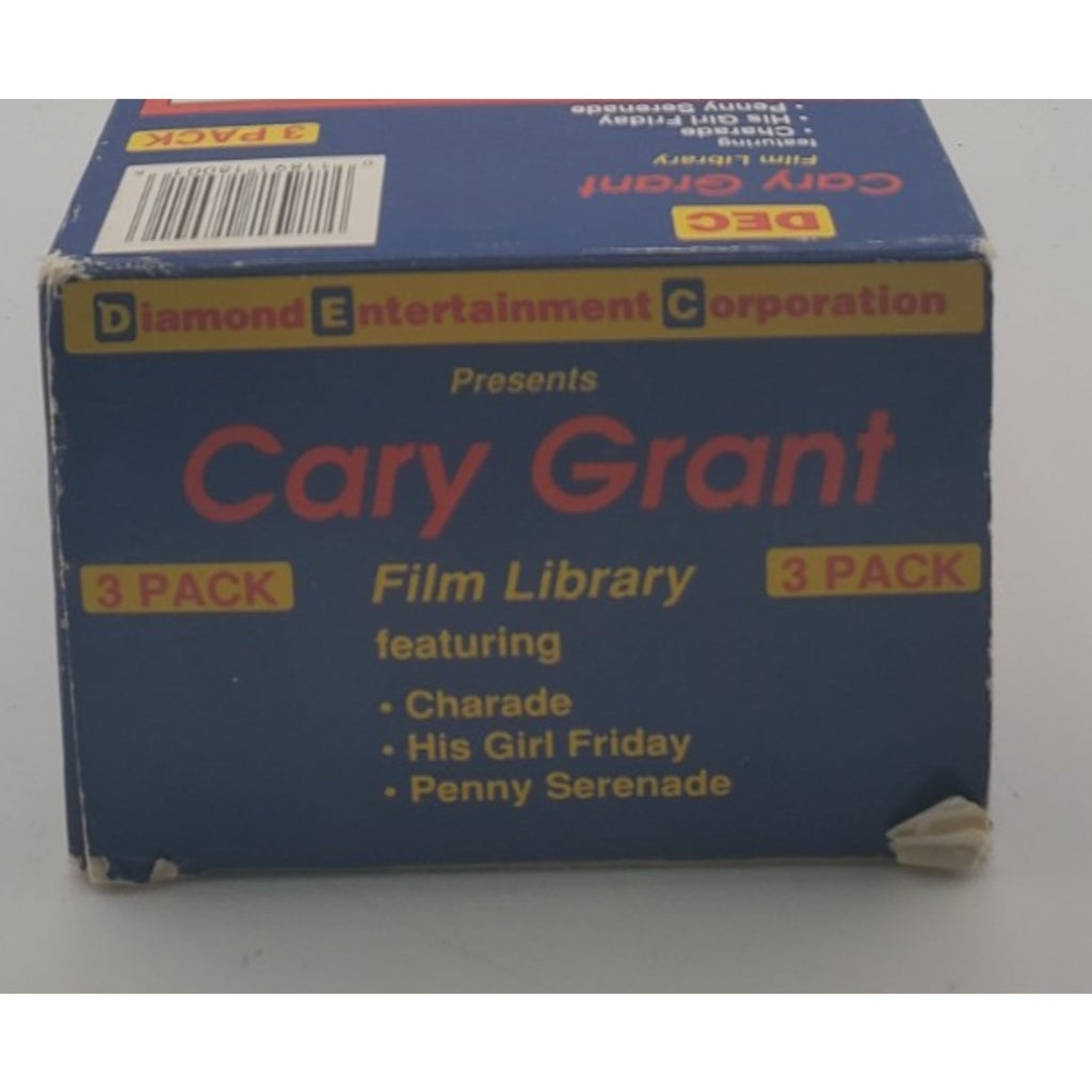 Cary Grant 3 - Pack - Charade / His Girl Friday / Penny Serenade (VHS)