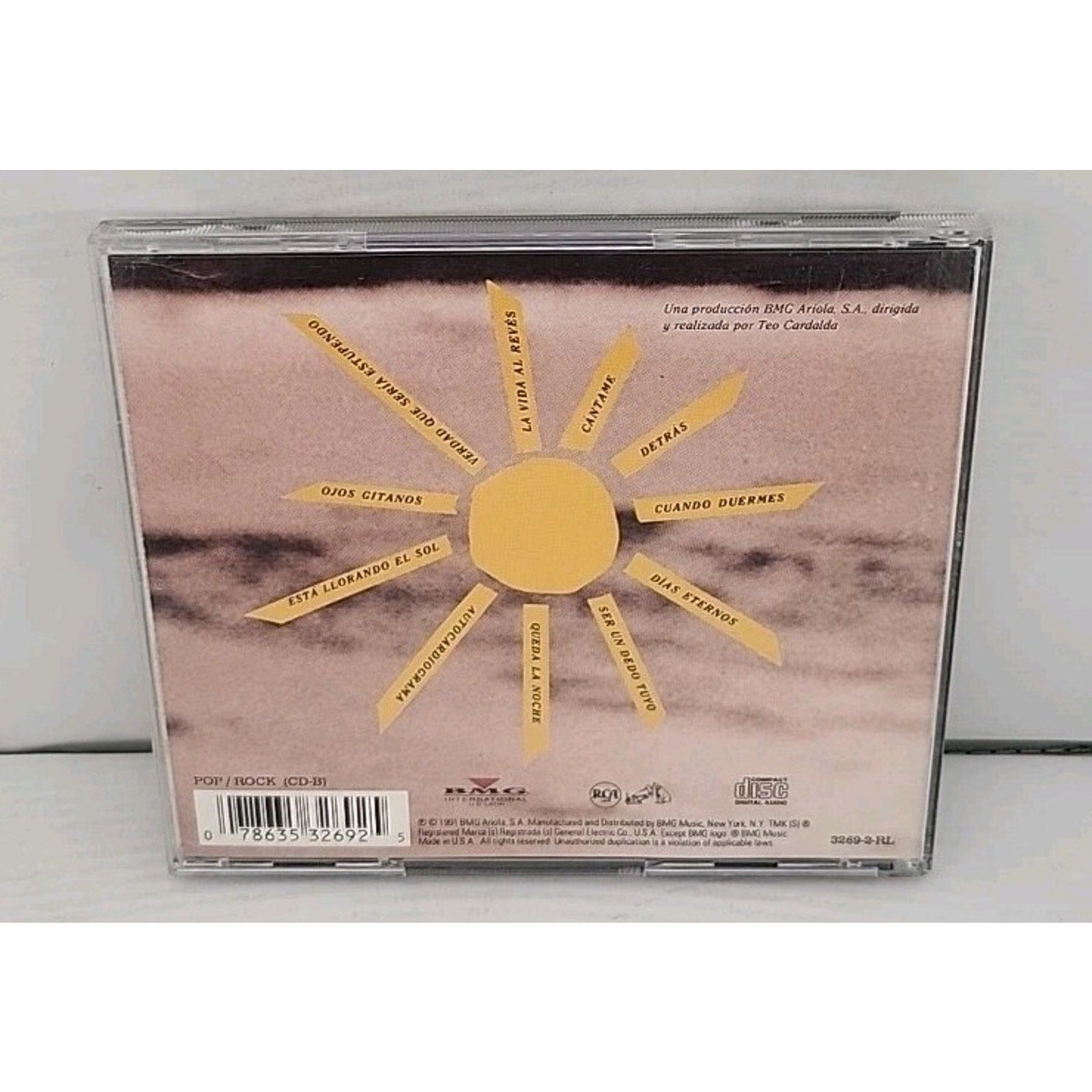Complices - Esta Llorando El Sol (CD, 1991 BMG) Spanish Pop-Rock Group