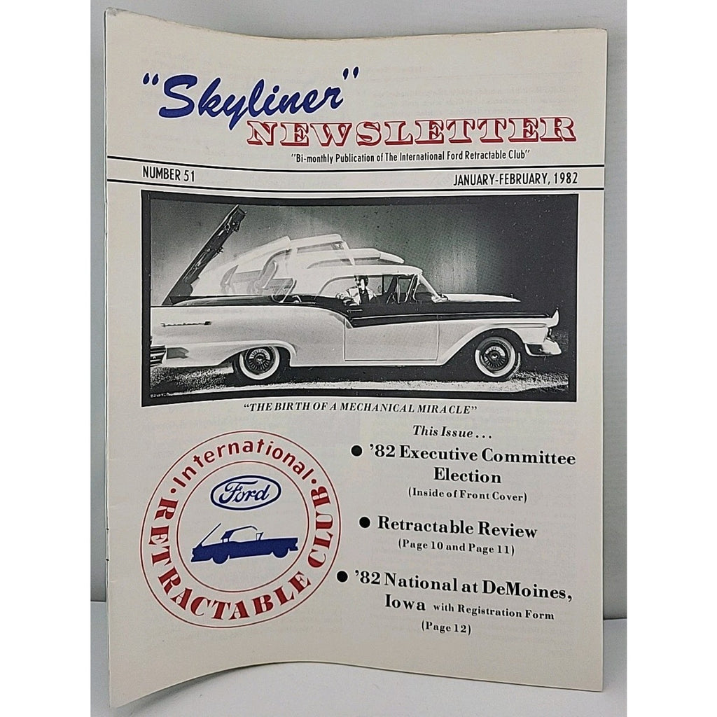 Skyliner Newsletter Number 51 January-February 1982