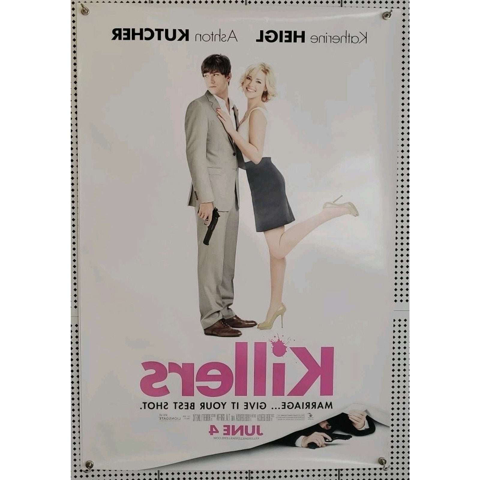 Killers - D/S 27x41 Movie Poster Heigl, Kutcher