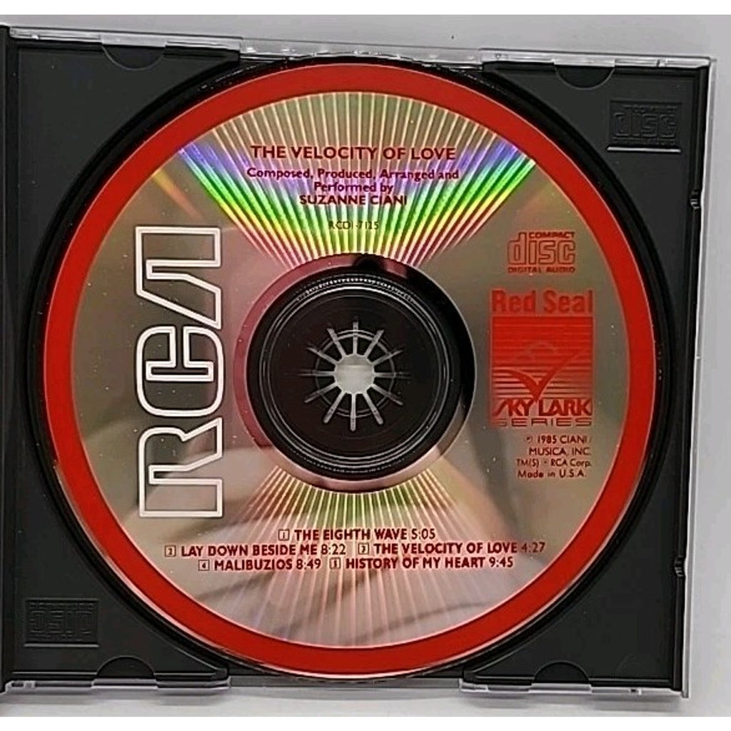 Velocity of Love - Music CD - Suzanne Ciani - 1989
