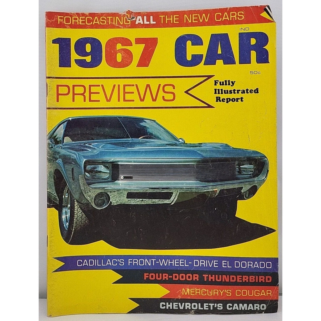 1967 Car Previews Magazine
