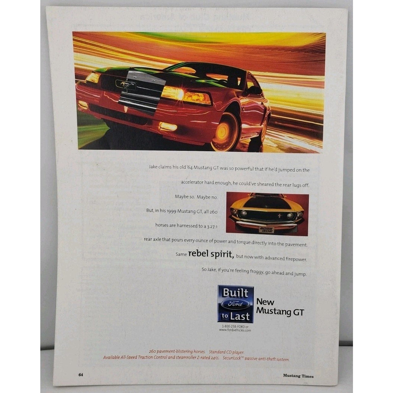Mustang Times Magazine - August 1999 - Vol. 23 No. 8
