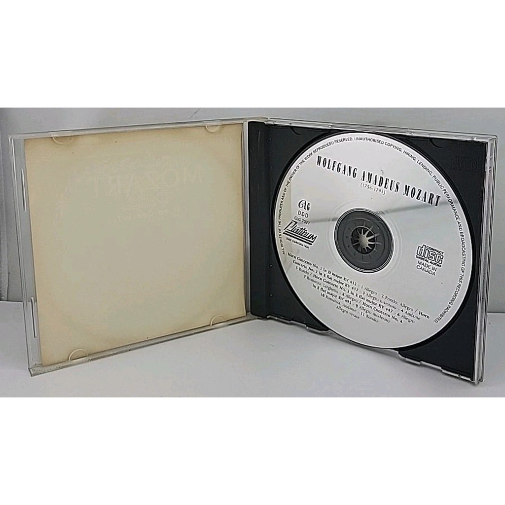 Wolfgang Amadeus Mozart - 4 Horn Concertos 1756-1791 CD