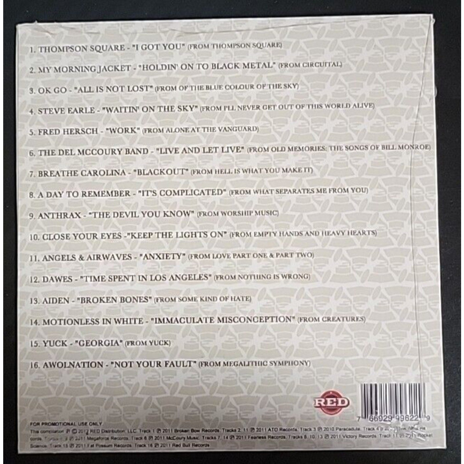F.Y.E. Best of 2011 Limited Edition Sampler - Music CD *Brand New*