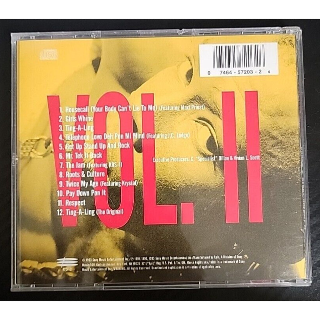 Rough & Ready, Vol. 2 by Shabba Ranks (CD, Oct-1993, Epic)