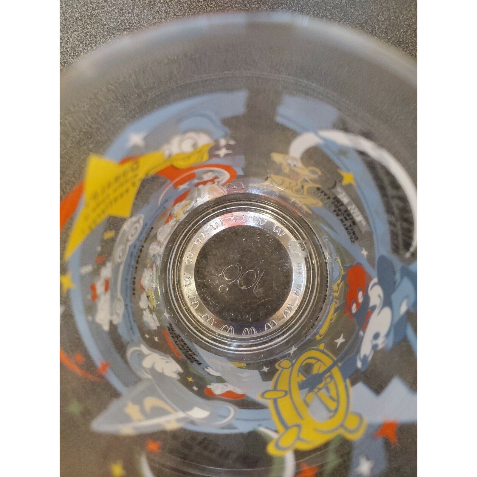 McDonald's Disney Drinking Glass Cup Tumbler 100 Years Of Magic Mickey Goofy