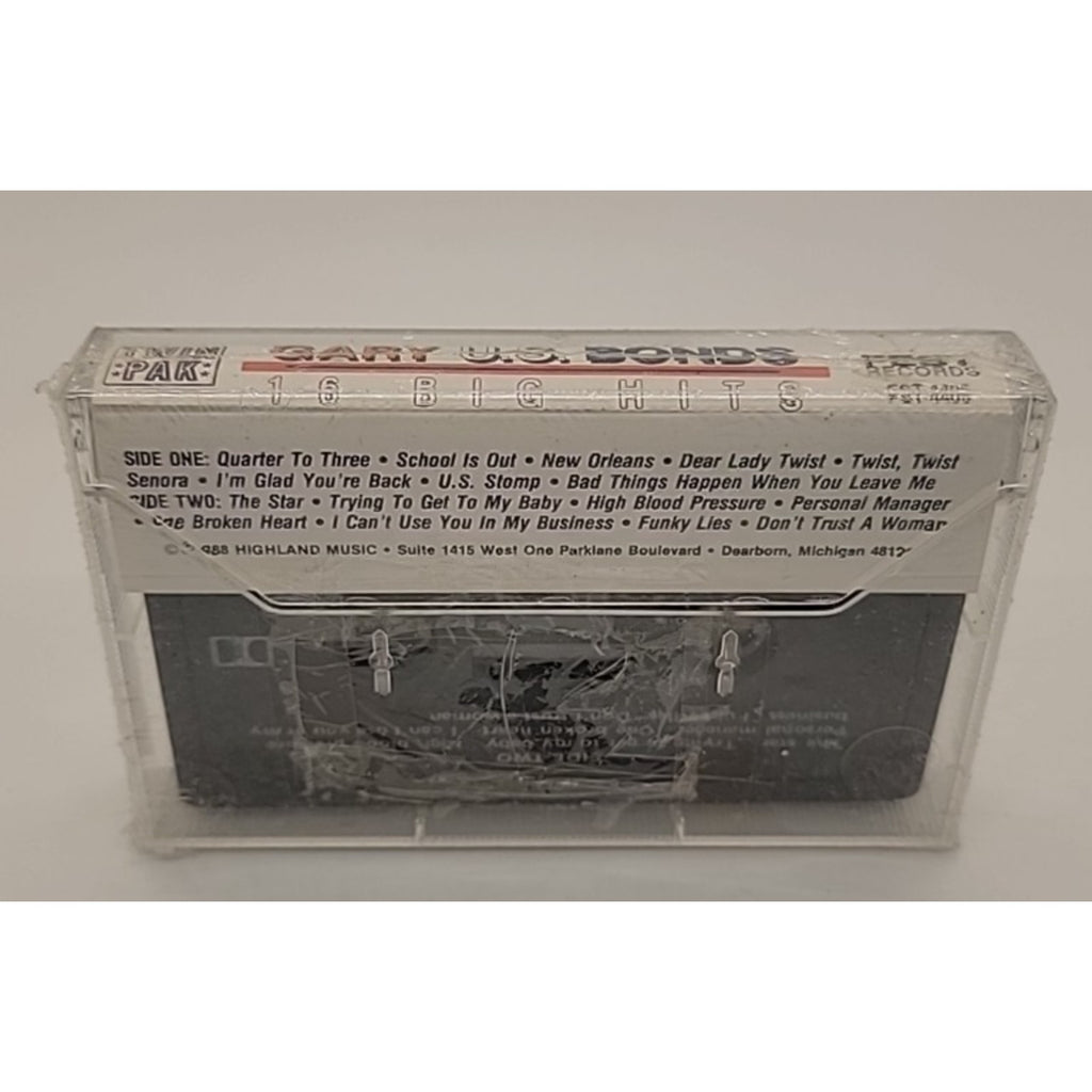1986 Gary US Bonds 16 Big Hits (Cassette) *Brand New*