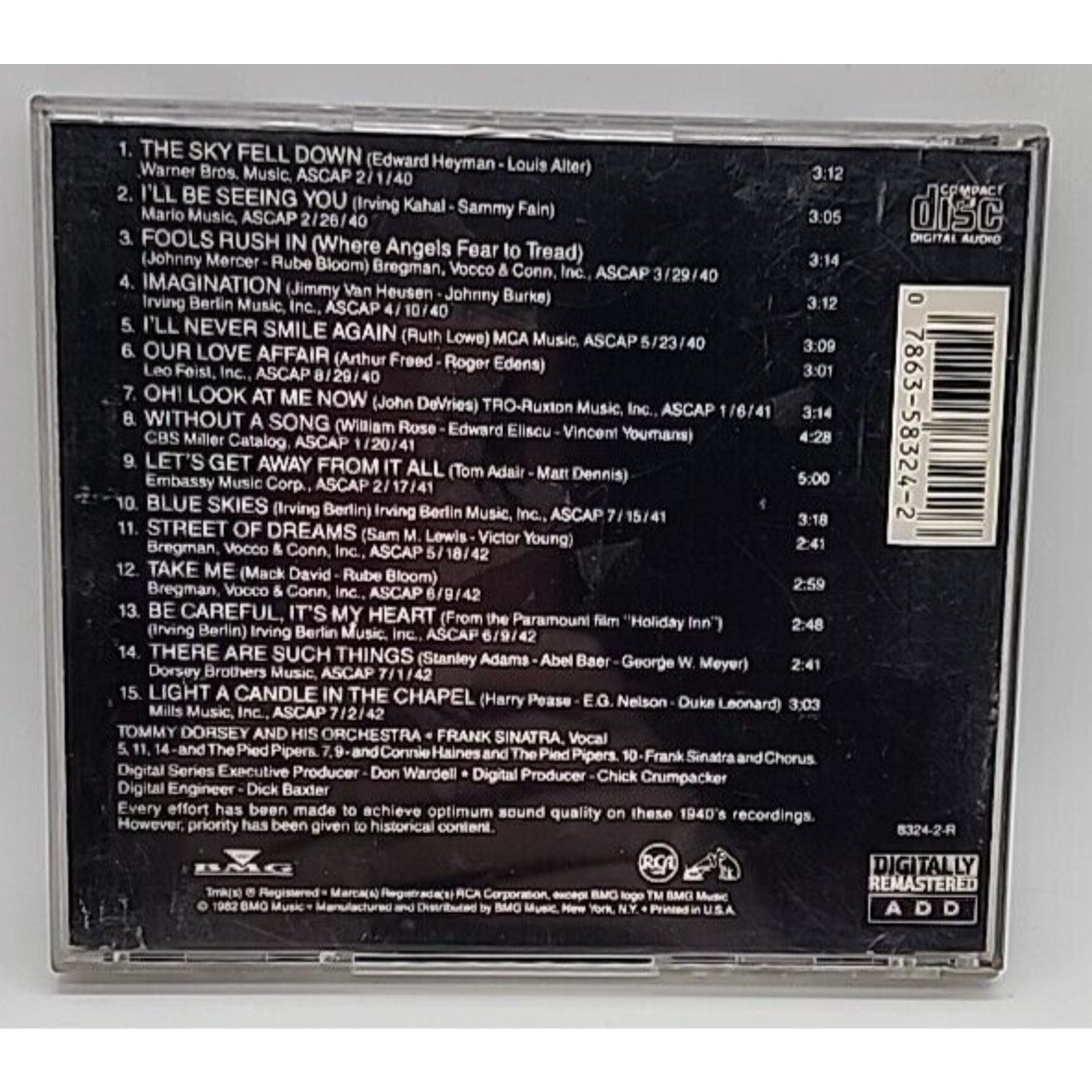 All-Time Hits No. 1 by Dorsey, Tommy / Sinatra, Frank (CD, 1990)
