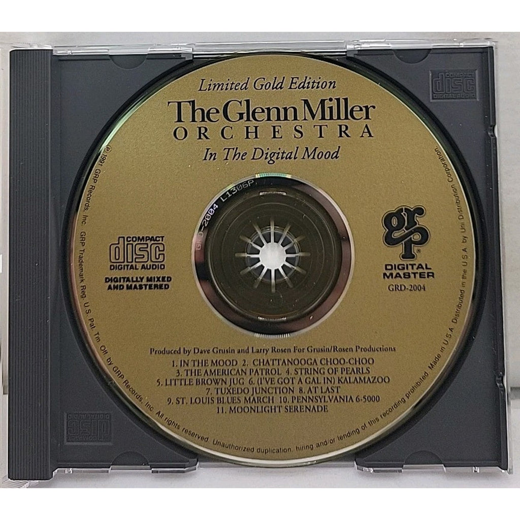 In a Digital Mood (Gold Packaging) by Glenn Miller (CD, 1991) Limited Gold Editi