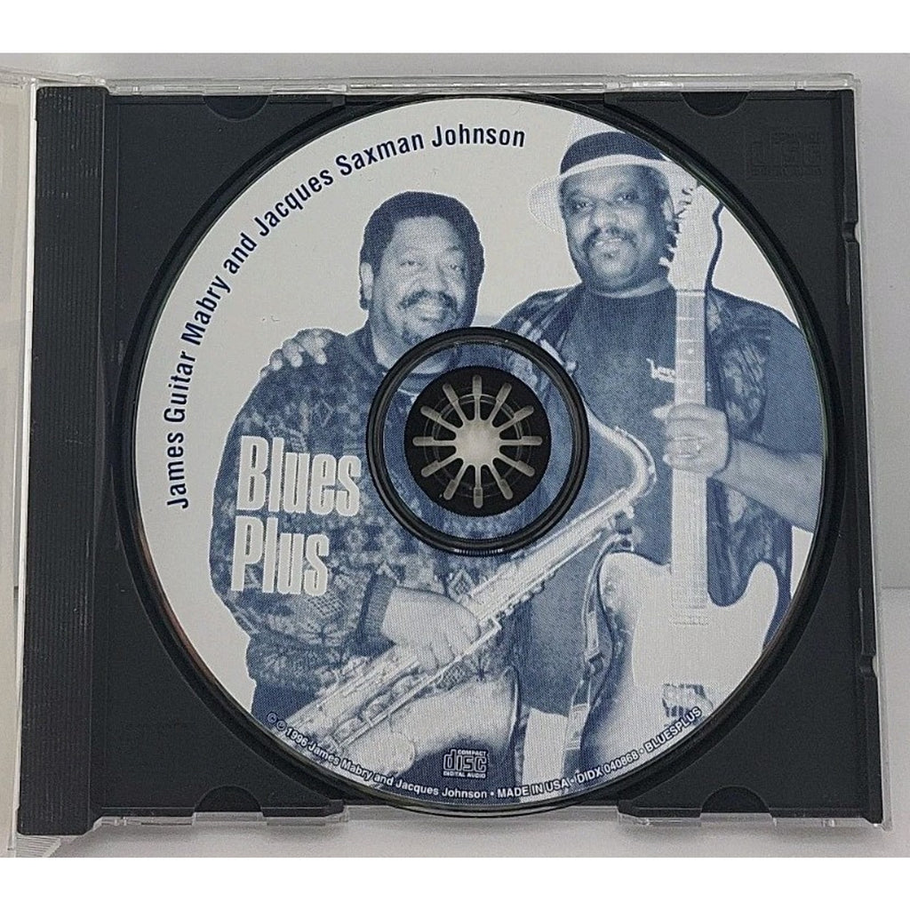 James Guitar Mabry & Jacques Saxman Johnson - Blues Plus CD 1996 Electric Blues