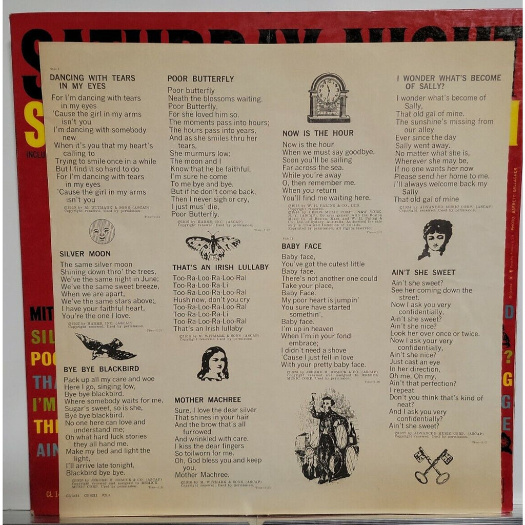 Mitch Miller & The Gang ‎– Saturday Night Sing Along With Mitch (Vinyl)