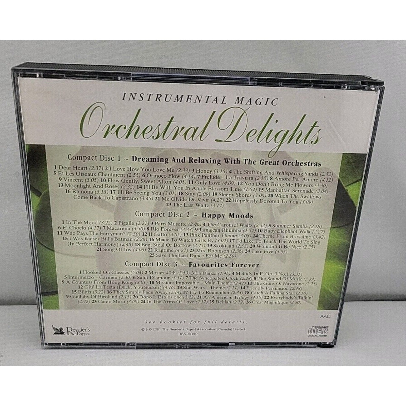 Reader's Digest Music - Orchestral Delights - 3 Disc CD