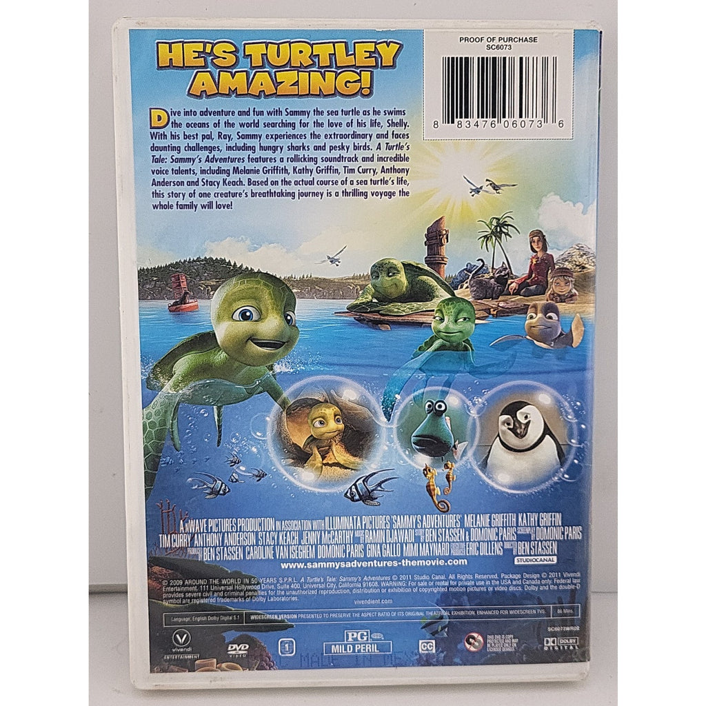 A Turtle's Tale: Sammy's Adventures (DVD, 2010)