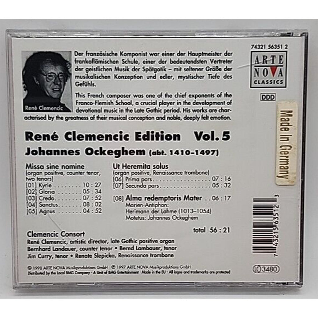 Vol. 5 - Cathedral Sounds (Clemencic) CD