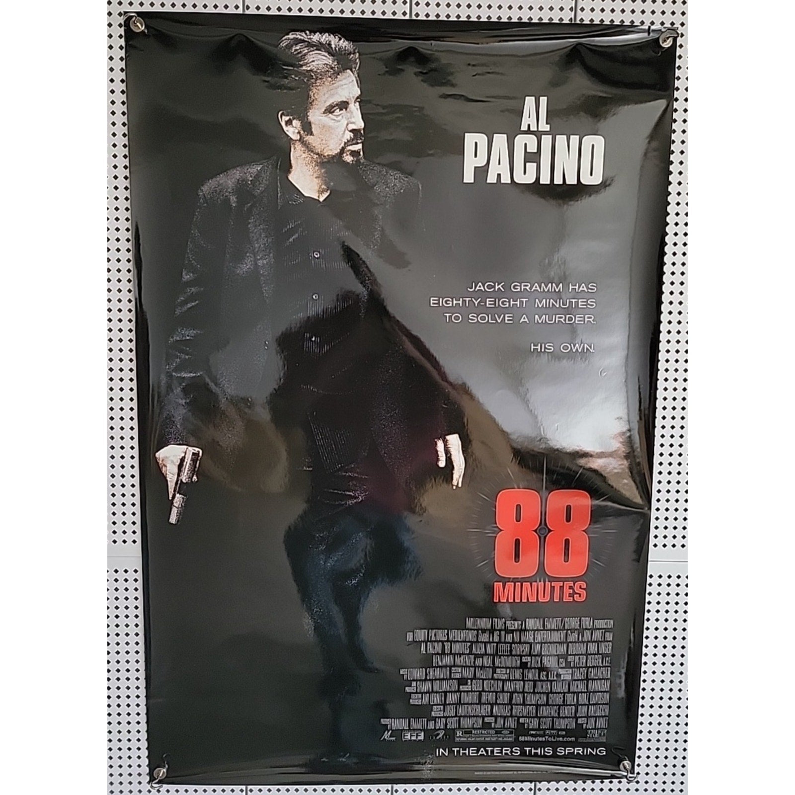 88 Minutes 2007 Double Sided Original Movie Poster 27"x40"