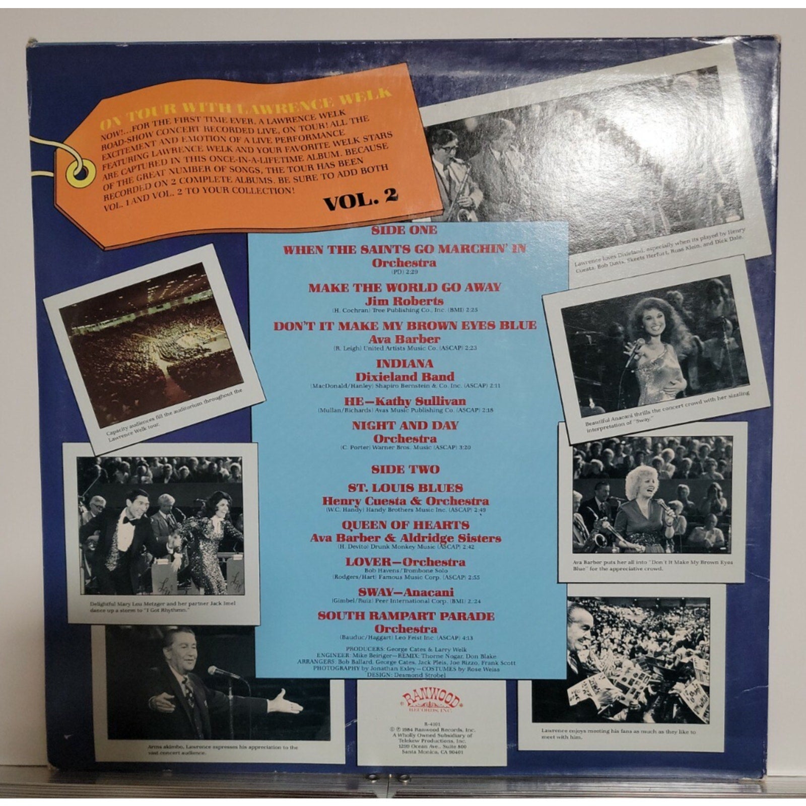 Lawrence Welk – On Tour With Lawrence Welk Vol. 2 (Vinyl)
