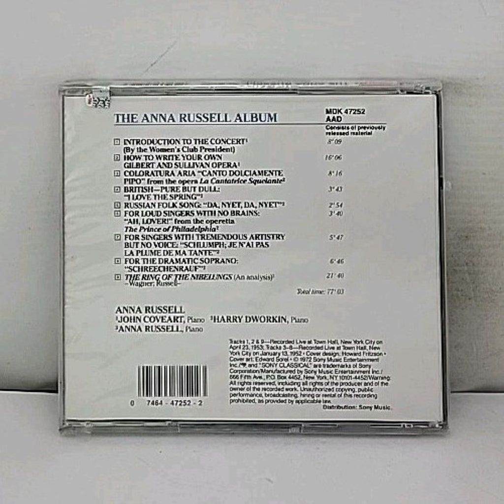 Anna Russell Album by Anna Russell (CD, 1991) *Brand New*