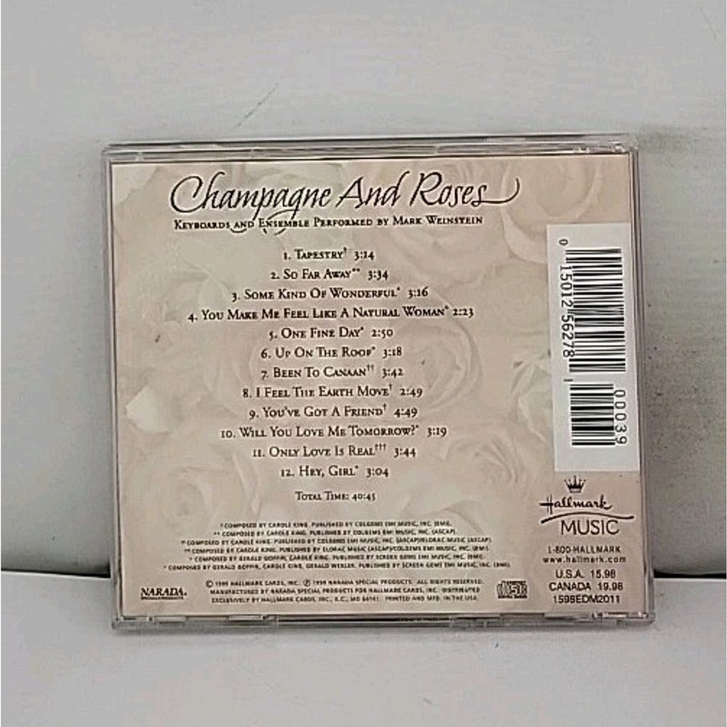 Champagne And Roses Featuring The Songs Of Carole King CD Mark Weinstein