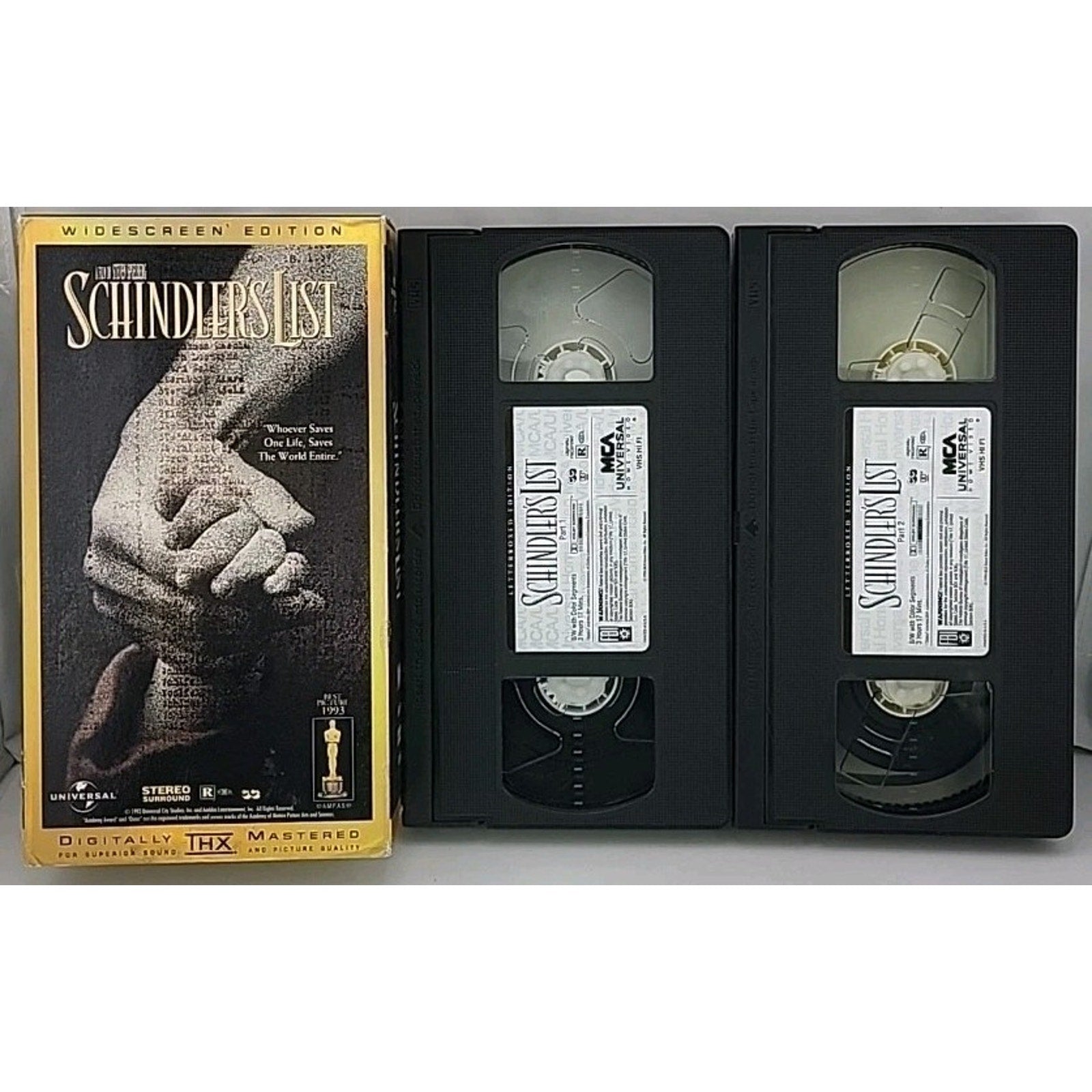 Schindlers List (VHS, 1994, Widescreen)