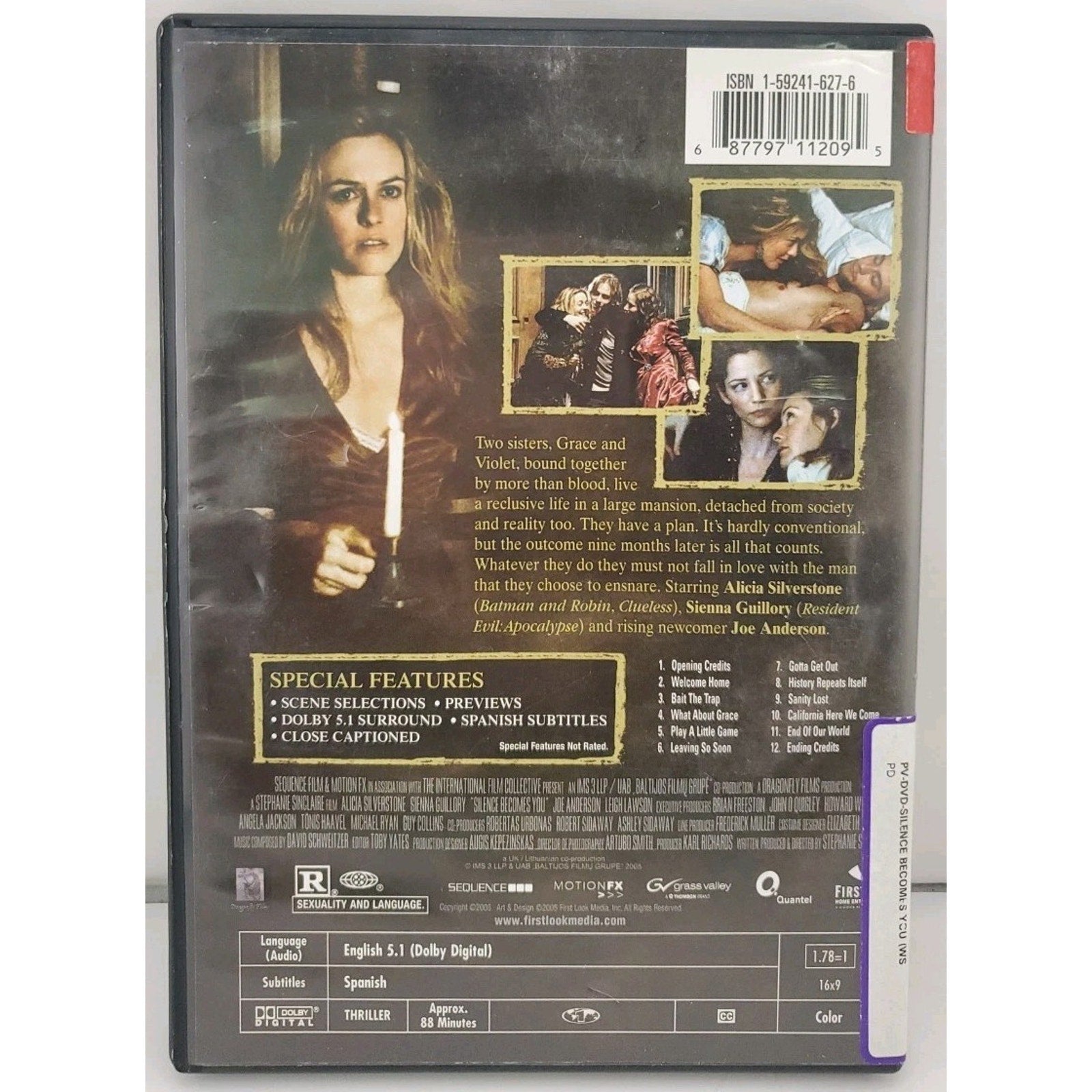Silence Becomes You DVD