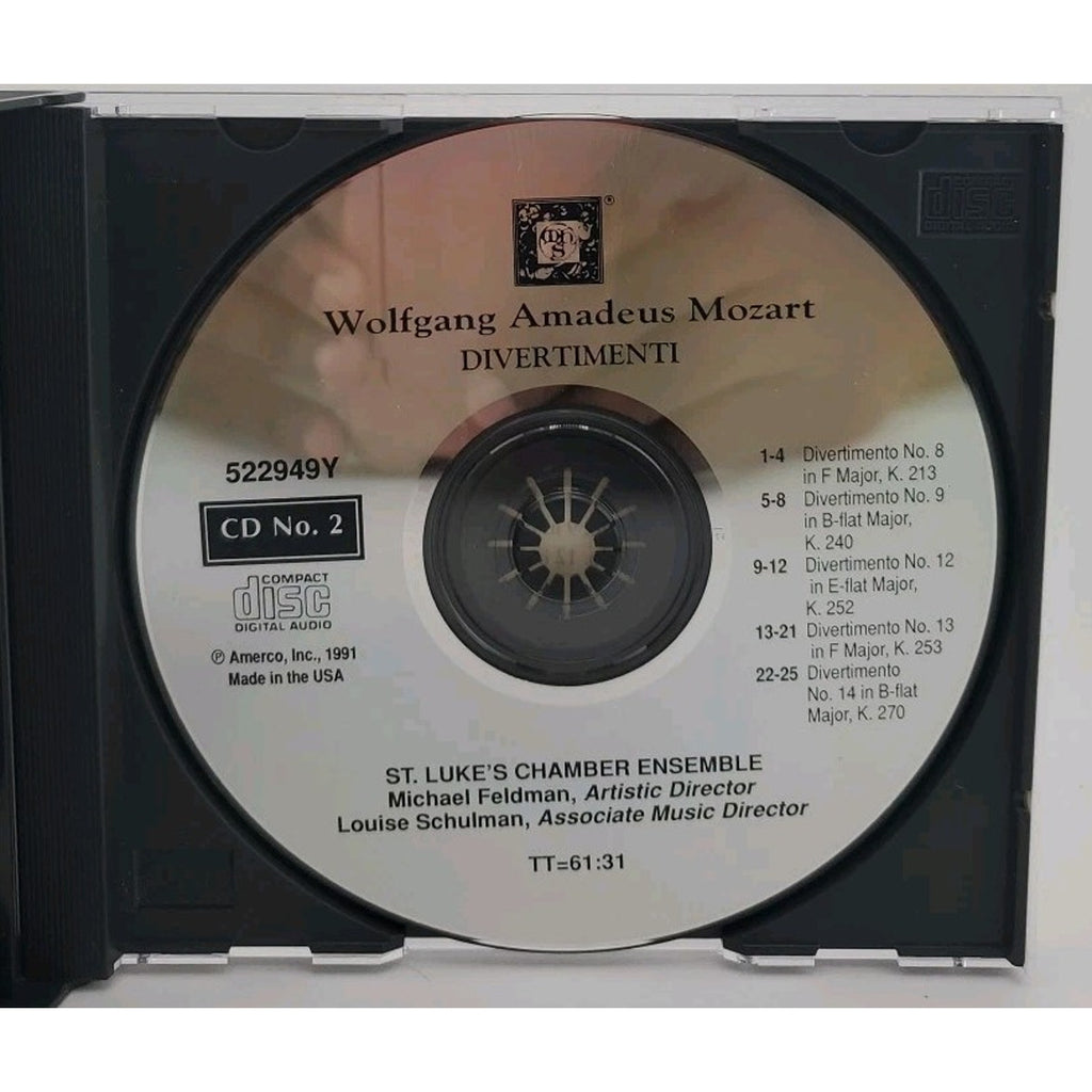 Mozart: Divertimenti (2 CD 1991)