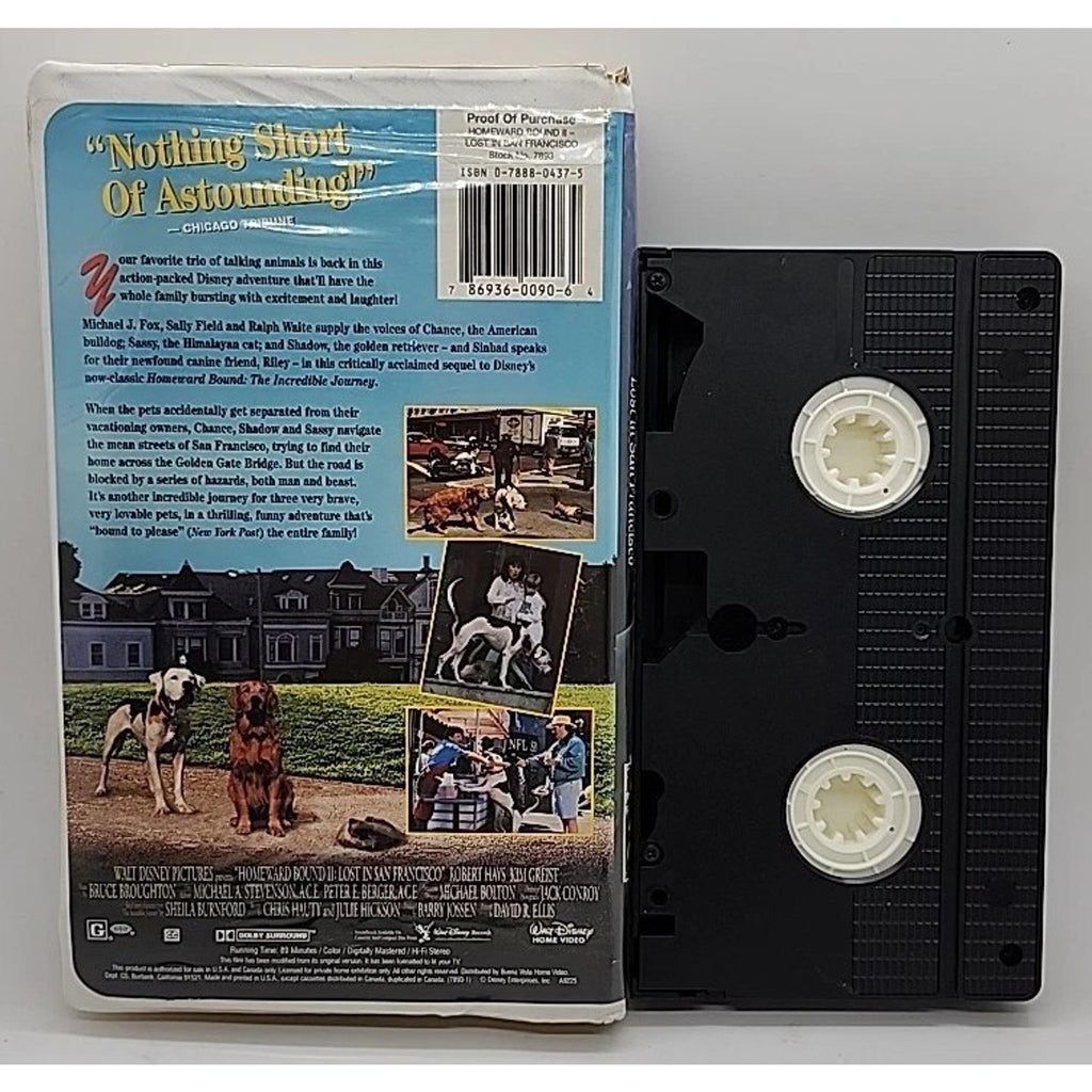 Homeward Bound 2 - Lost in San Francisco (VHS, 1996)